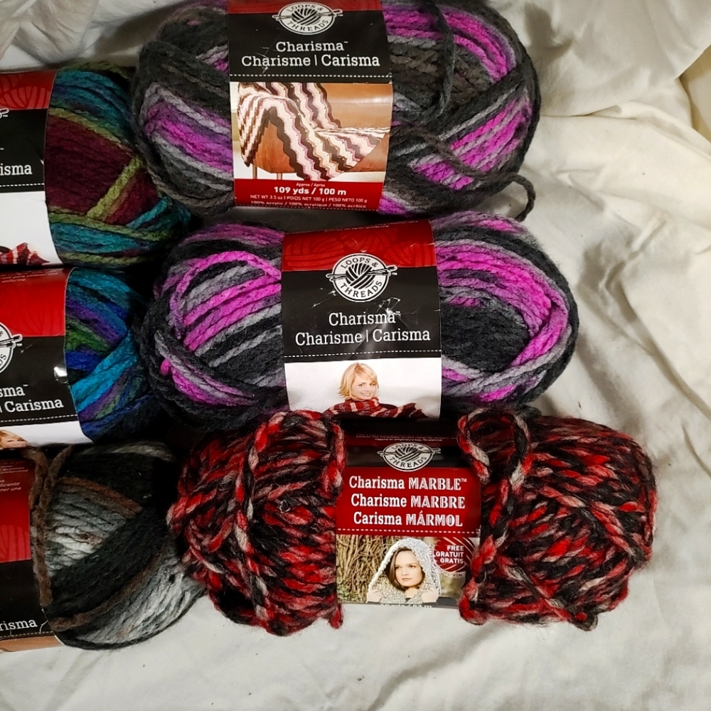 Charisma Yarn Multicolor LOT